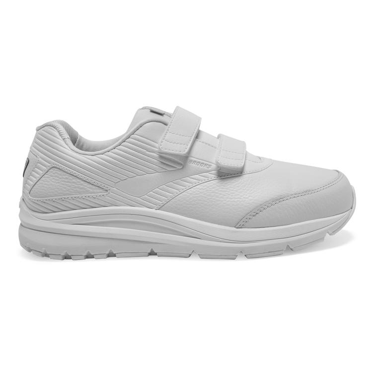 Brooks Addiction Walker V-Strap 2 Walking Shoes - Men's - White/White (58247-MEHT)